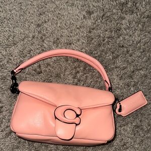 Coach Pink PUFFY tabby mini bag